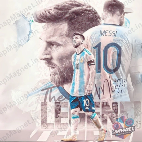 Lionel Messi - Photo Fridge Magnet -SFM-028