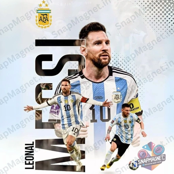 Lionel Messi - Photo Fridge Magnet -SFM-030