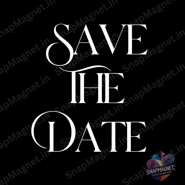 Custom Save The Date Fridge Magnets - STD-001