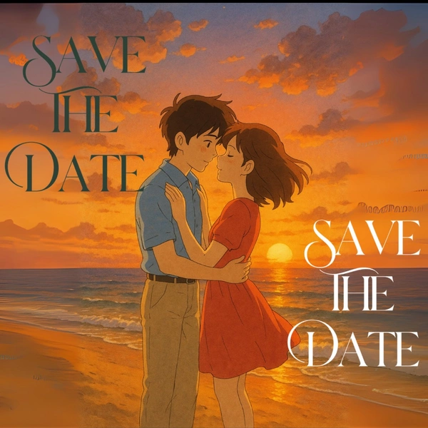 Custom Save The Date Fridge Magnets - STD-001