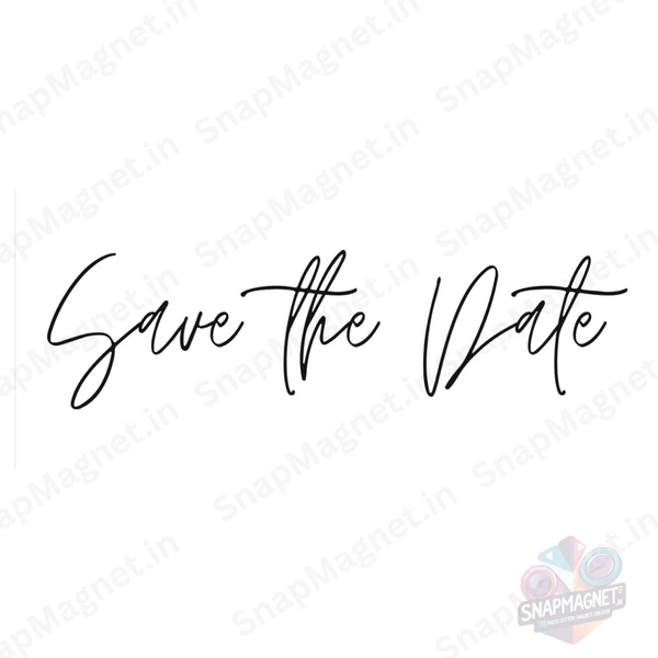 Custom Save The Date Fridge Magnets - STD-002