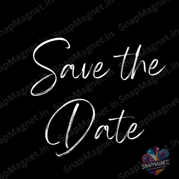 Custom Save The Date Fridge Magnets - STD-003