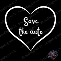 Custom Save The Date Fridge Magnets - STD-004