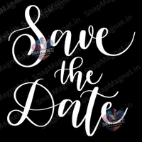 Custom Save The Date Fridge Magnets - STD-005