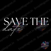 Custom Save The Date Fridge Magnets - STD-006