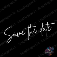 Custom Save The Date Fridge Magnets - STD-007