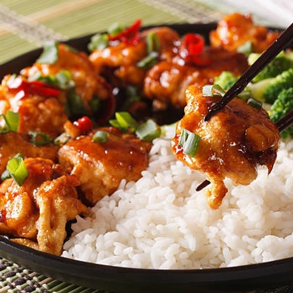 Chilli Chicken With fried Rice 