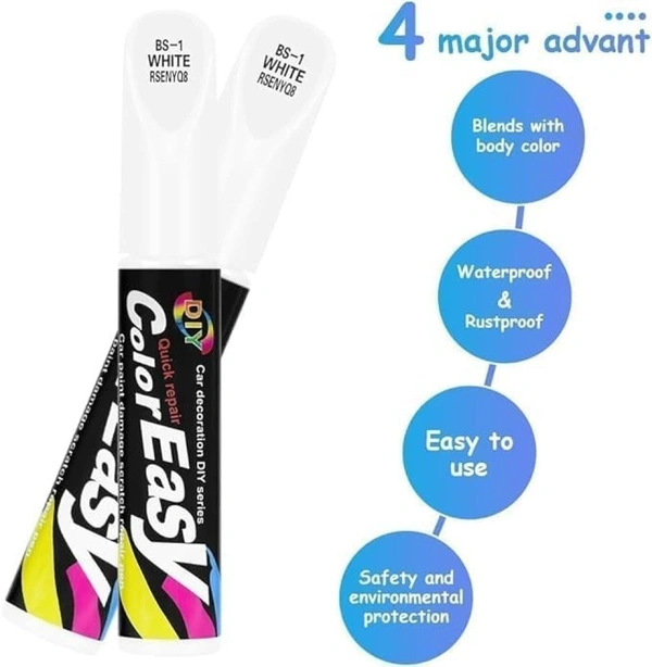 Car Scratch Repair Paint Pen - white