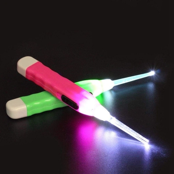 Premium Ear Wax Cleaner With LED Flashlight  - White