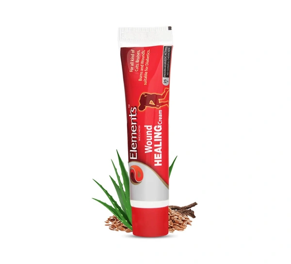 Elements Wound Healing Cream | 25Gms | Antibiotic Ointment