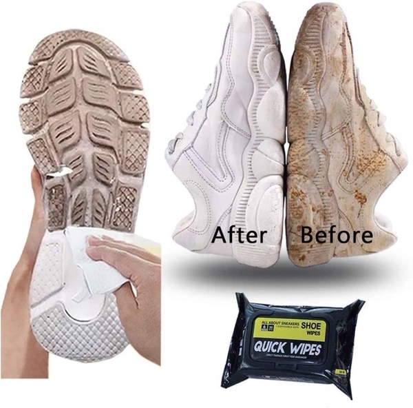 Shoe Wipes Shoes Cleaner 80 Wipes (pack Of 2)
