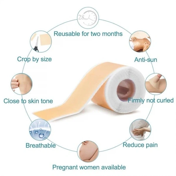Silicone scar tape for surgical scars Removal 