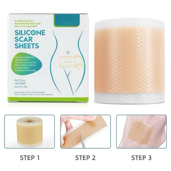 Silicone scar tape for surgical scars Removal 