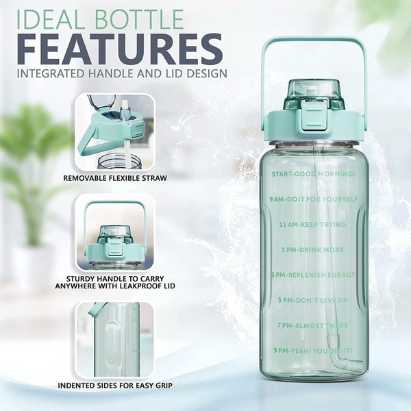 Transparent Gym Bottle Set Of 3 