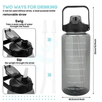 Transparent Gym Bottle Set Of 3 