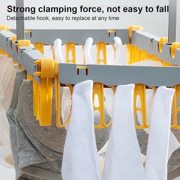 Foldable Cloth Drying Hanger