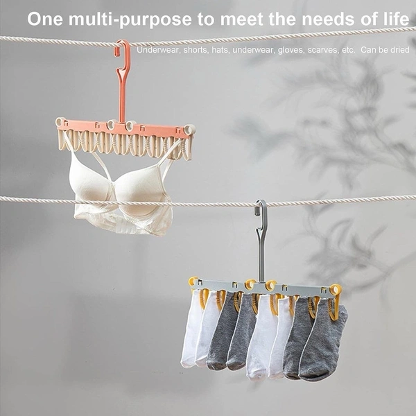 Foldable Cloth Drying Hanger