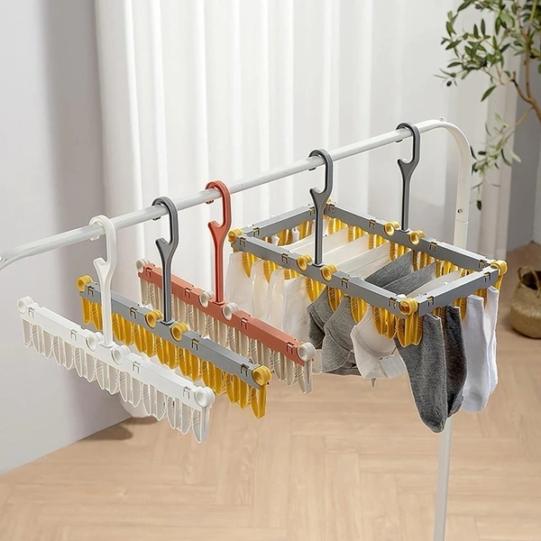 Foldable Cloth Drying Hanger