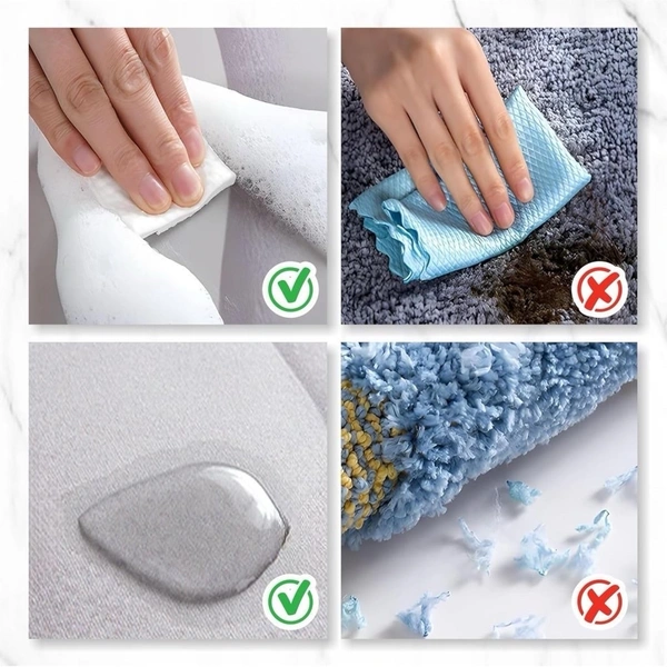 Square 5D Bathroom Mat
