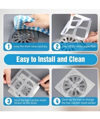 Sink Drain Cover Bathroom 10 Pcs