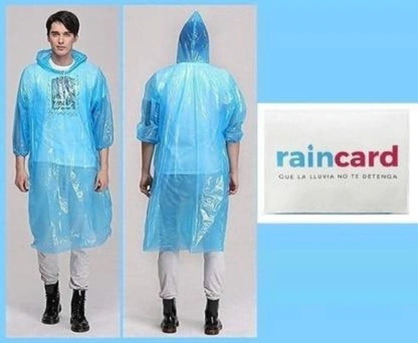 Pocket Size Rain Coat 5 Pcs