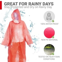Pocket Size Rain Coat 5 Pcs