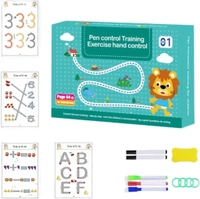 Hand Writing Pen Control Training Practice Book For Kids 64 Pages