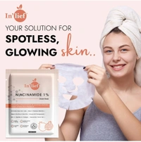 In’lief Niacinamide 1% Hydrating & Calming Facial Sheet Mask (1 Pc)