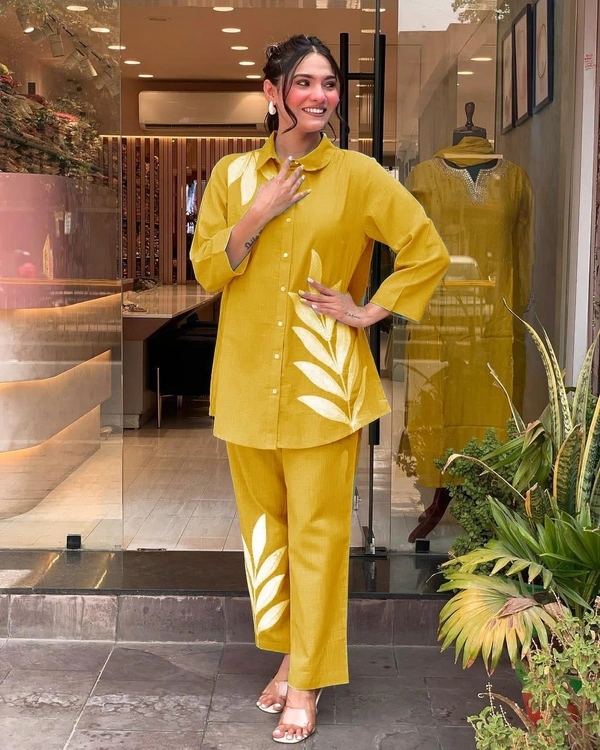 Kurta Set Yellow New Design - Bright Sun, L