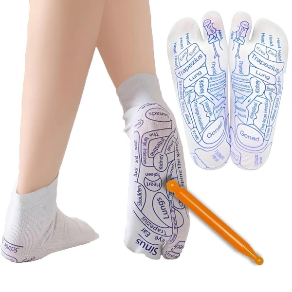 Acupressure reflexology socks
