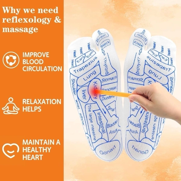 Acupressure reflexology socks