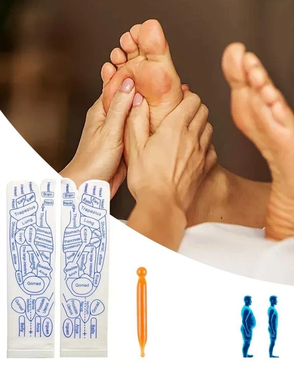 Acupressure reflexology socks