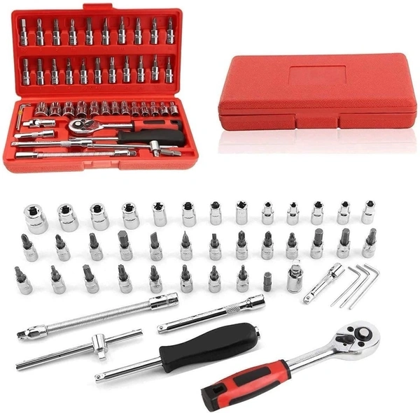 46 In 1 Tool Kit Set Box