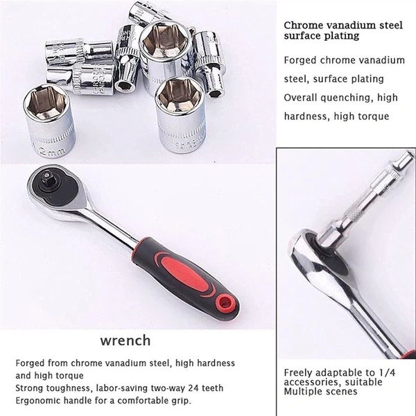 46 In 1 Tool Kit Set Box