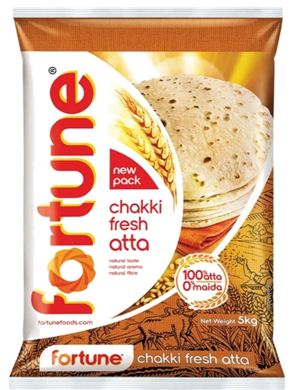 Fortune Chakki Fresh Aata  - 5kg