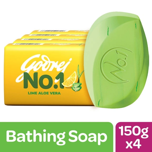 Godrej No 1 Soap Pack Of 4 150g Each - 4×150g