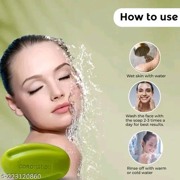 Coronation Herbal Aloevera Anti Ageing Moisturizing Soap Pack Of 4 (4× 100g) - 4× 100g