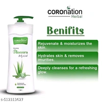Coronation Herbal Body Wash For Men And Women - Aloevera, 400ml