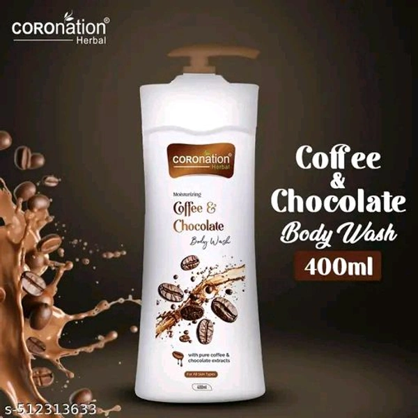 Coronation Herbal Body Wash For Men And Women - Coffee And Chocolate, 400ml