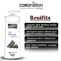 Coronation Herbal Body Wash For Men And Women - Charcoal, 400ml