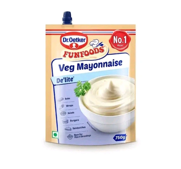 Dr Oatker Funfood Veg Mayonnaise Eggless - 750g