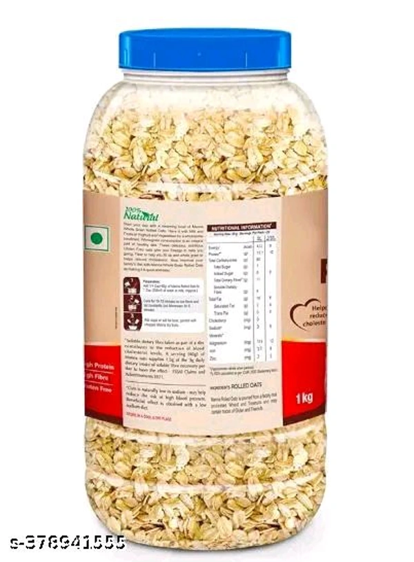 Manna Rolled Oats Gluten Free High Protein And Fiber  - 1kg