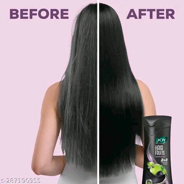 Joy Black Shining Shampoo Pack Of 2 Each 340ml - 2×340ml, Within 5 Days