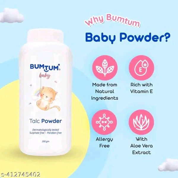 Bumtum Paraben & Sulphate Free Powder   - 200g, Withing 5 Days
