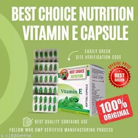 Nutrition Vitamin E Capsule For Face And Hair 50 Capsules  - 50 Pc