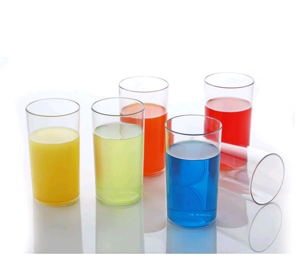 Plastic Glass Set Pack Of 6 - 250ml×6