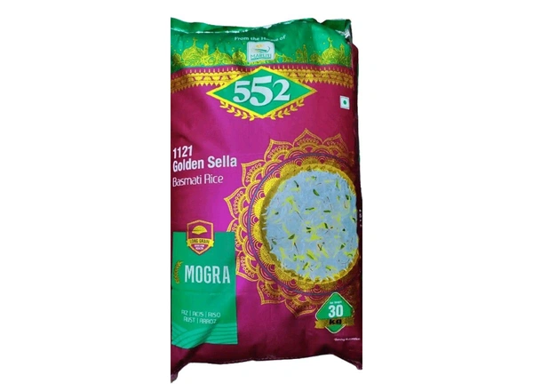 Mogra Long Grain Rice 1121 Golden Sella Basmati Chawal Boiled - 30kg