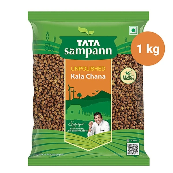 Tata Sampann Kala Chana 1kg - 1kg