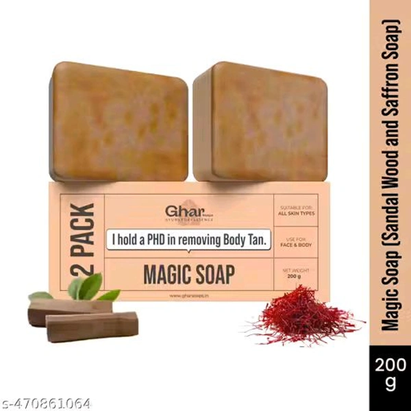 Ghar Magic Soap  Pack Of 2 - 200g