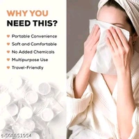 Compressed Cotton Tissue Towels  Pack Of 25 - Pack Of 25
